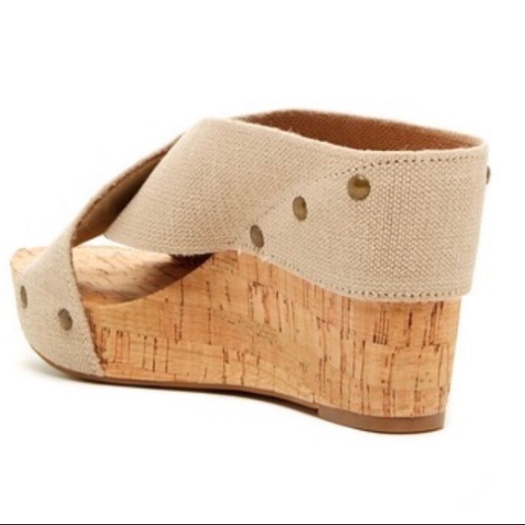 🔴SOLD Lucky Brand Miller Platform Wedge Sandals - Picture 2 of 8